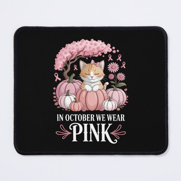 Item preview, Cat Fall Breast Cancer Awareness designed and sold by DeadlockCrew.