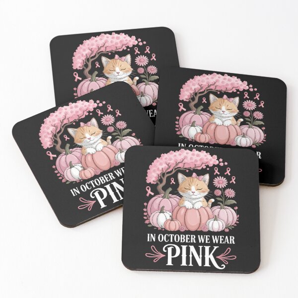 Item preview, Cat Fall Breast Cancer Awareness designed and sold by DeadlockCrew.