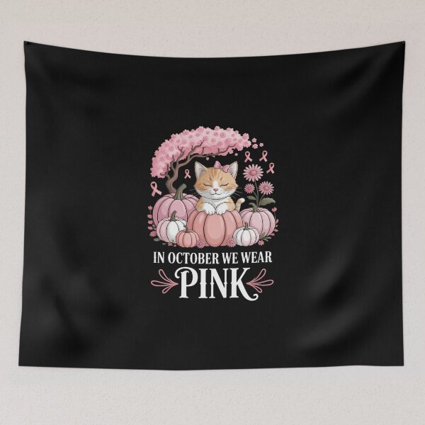Item preview, Cat Fall Breast Cancer Awareness designed and sold by DeadlockCrew.