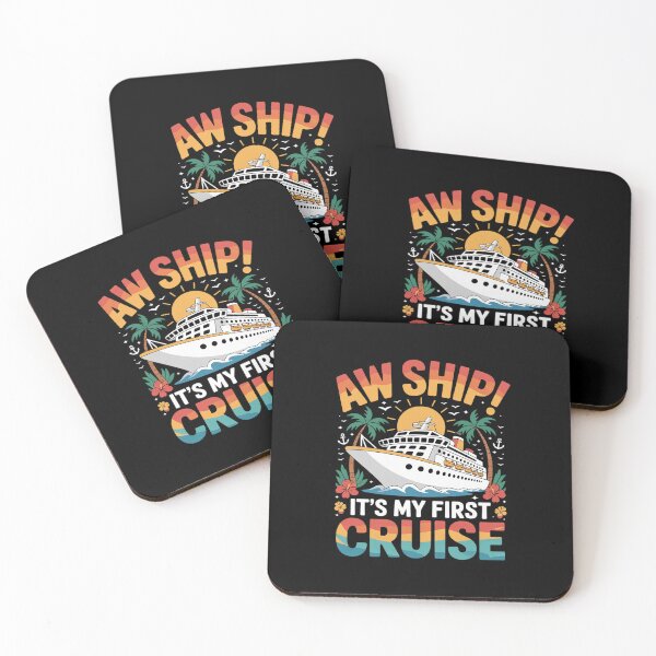 Item preview, Aw Ship It's My First Cruise Vacation Men Women Kids designed and sold by KonstanKoraner.