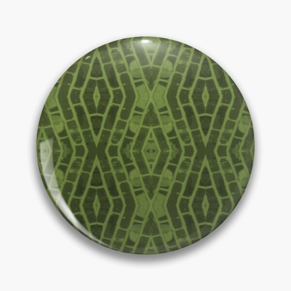 Item preview, Brick Diamond Stripes Dark Yellow Green 7e9943 designed and sold by Art in My Loft.