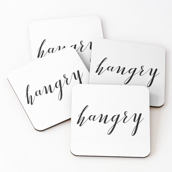Item preview, hangry - Pretty Typography designed and sold by tshirtstylist.