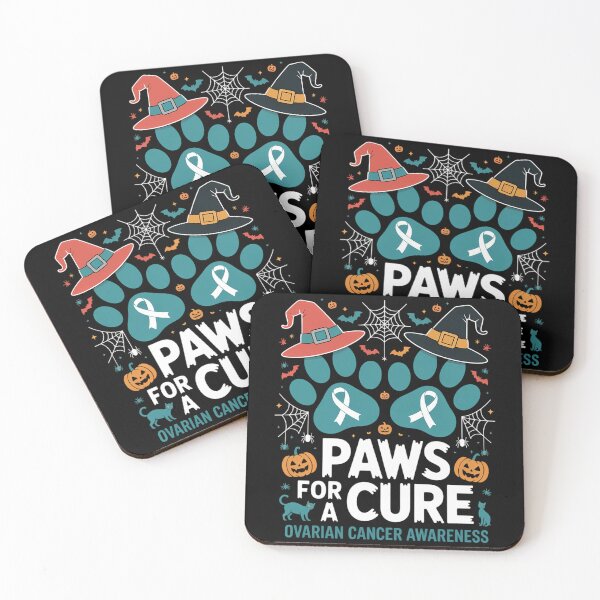 Item preview, Cute Paw Ovarian Cancer Awareness Halloween designed and sold by DeadlockCrew.