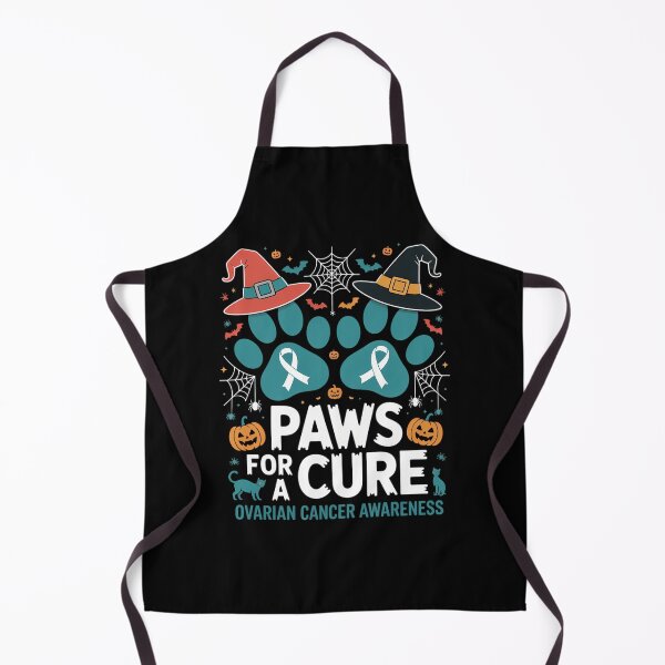 Item preview, Cute Paw Ovarian Cancer Awareness Halloween designed and sold by DeadlockCrew.