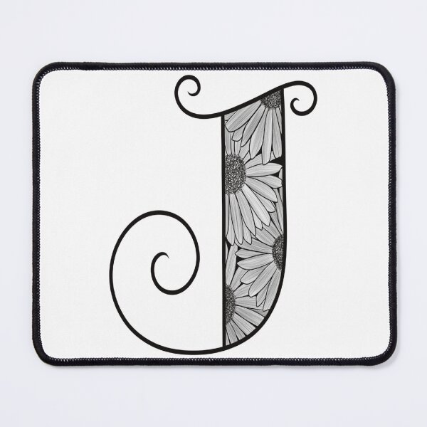 Item preview, Sunflower Inspired Letter J designed and sold by SSN-ART.