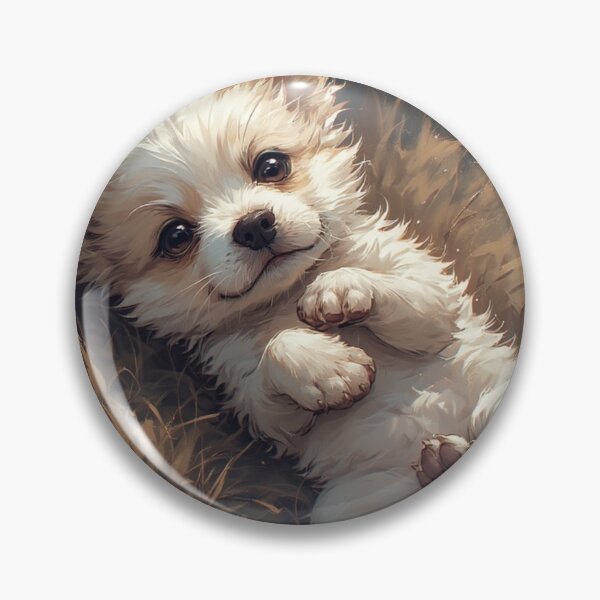 Item preview, puppy laying on his back while playing #1 designed and sold by Kirollos9.