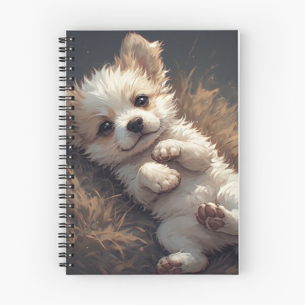 Item preview, puppy laying on his back while playing #1 designed and sold by Kirollos9.