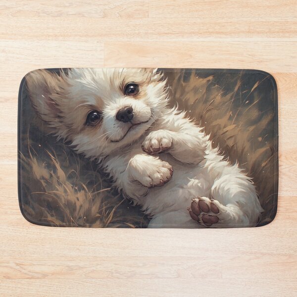 Item preview, puppy laying on his back while playing #1 designed and sold by Kirollos9.