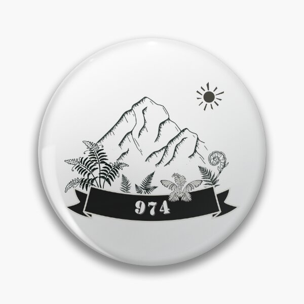 Item preview, Vintage Tropical Badge 974 designed and sold by KONTOUR-SOMIN.