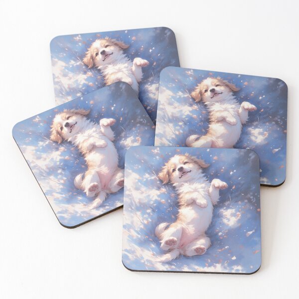 Item preview, puppy laying on his back while playing #2 designed and sold by Kirollos9.
