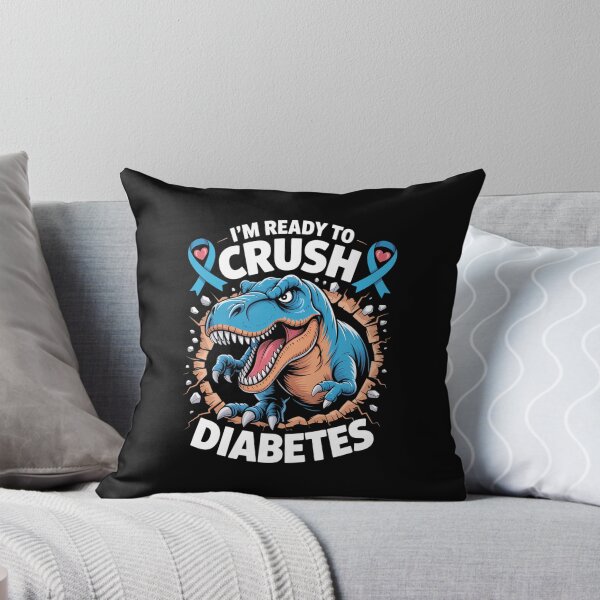 Item preview, Diabetic Diabetes Awareness T1D Dinosaur Cute designed and sold by DeadlockCrew.