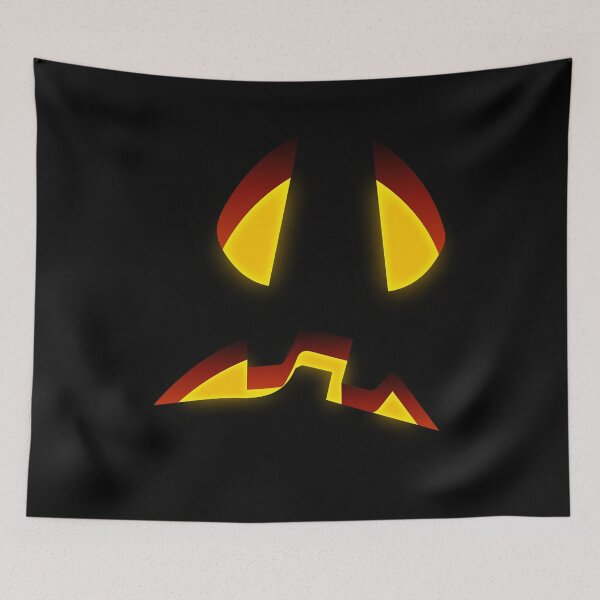 Item preview, Halloween Scary Pumpkin Face Scared Upset Creepy Jack-O’-Lantern Spooky Illustration designed and sold by MONTRIS.