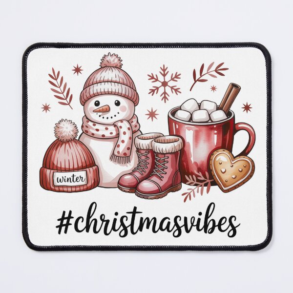 Item preview, christmas vibes hot cocoa and snow fun designed and sold by martindesignden.