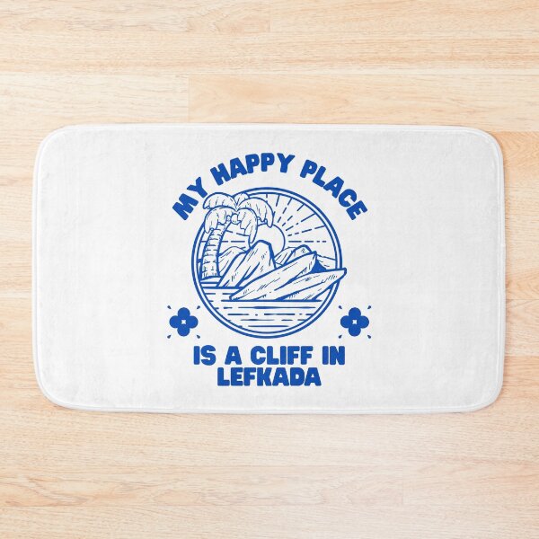 Item preview, My happy place is a cliff in Lefkada (Lefkada Greece) designed and sold by Peerless-Prime.