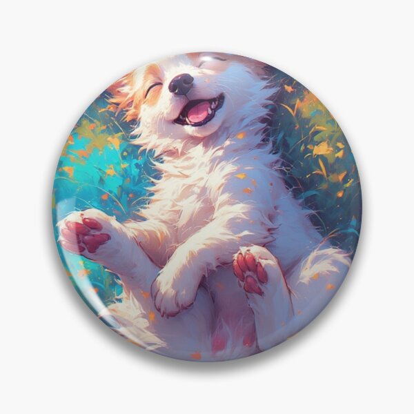 Item preview, puppy laying on his back while playing #3 designed and sold by Kirollos9.