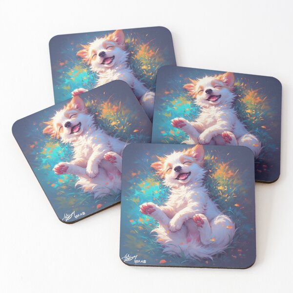 Item preview, puppy laying on his back while playing #3 designed and sold by Kirollos9.