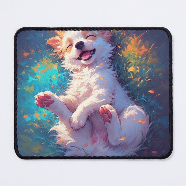 Item preview, puppy laying on his back while playing #3 designed and sold by Kirollos9.