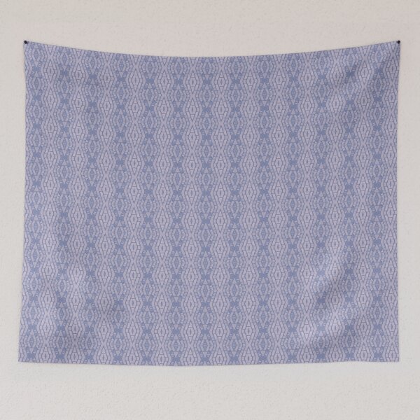 Item preview, Brick Diamond Stripes Light Blue 707da9 designed and sold by Art in My Loft.