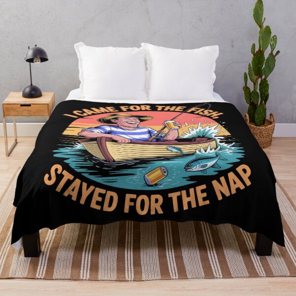 Item preview, Funny Fishing Fail – I Came for the Fish, Stayed for the Nap designed and sold by CrunchyGoats.