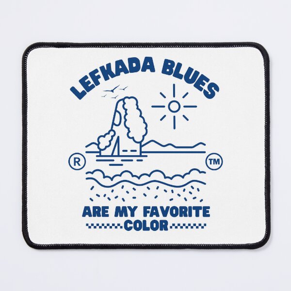 Item preview, Lefkada blues are my favorite color (Lefkada Greece) designed and sold by Peerless-Prime.