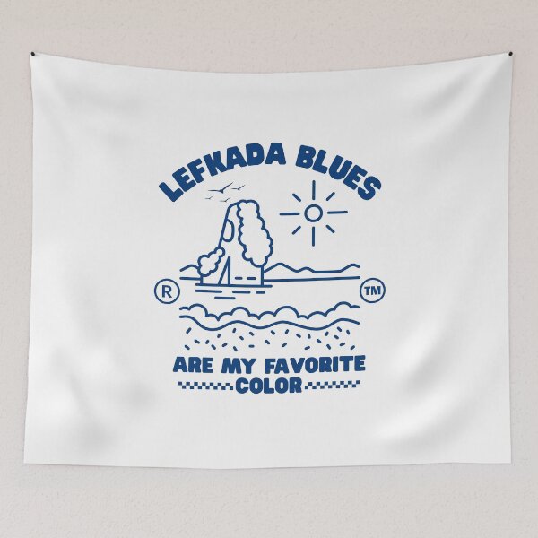 Item preview, Lefkada blues are my favorite color (Lefkada Greece) designed and sold by Peerless-Prime.