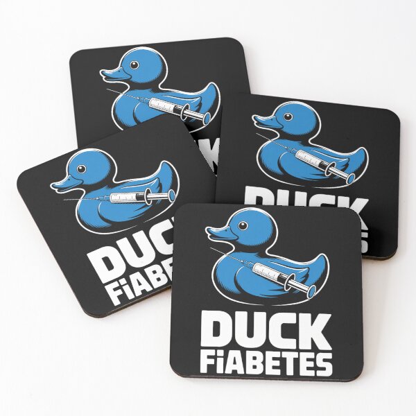 Item preview, Duck Funny Joke Diabetes Awareness T1D designed and sold by blueyeeti.