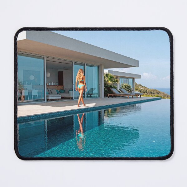 Artikelvorschau, Infinity Pool Dreams: Luxusvilla, Meerblick, Sommerglück entworfen und verkauft von Clavivs.