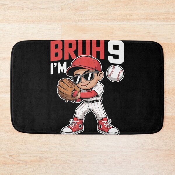 Item preview, Bruh I'm 9 Baseball 9th Bday Party 9 Years Old  designed and sold by NeomiStoreSS.