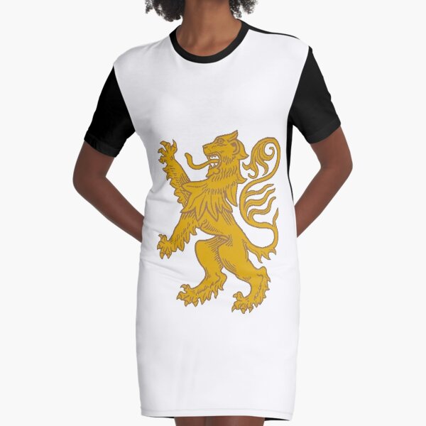 Red lion heraldry, Coat of arms, #Red, #lion, #heraldry, #Coat, #arms, #Redlionheraldry, #Coatofarms, #RedLion, #courage, #nobility, #royalty, #strength, #stateliness, #valour, #symbolism Graphic T-Shirt Dress