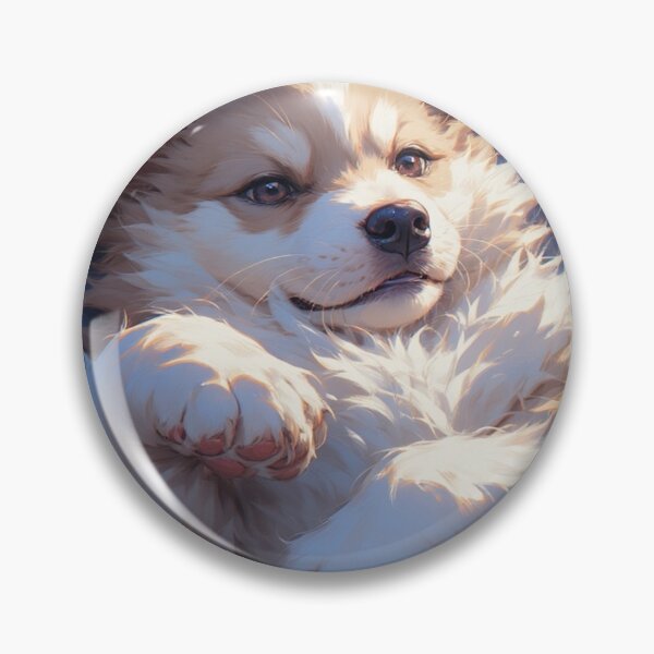 Item preview, puppy laying on his back while playing #4 designed and sold by Kirollos9.