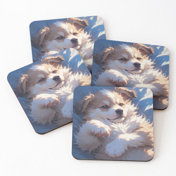 Item preview, puppy laying on his back while playing #4 designed and sold by Kirollos9.