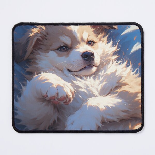 Item preview, puppy laying on his back while playing #4 designed and sold by Kirollos9.
