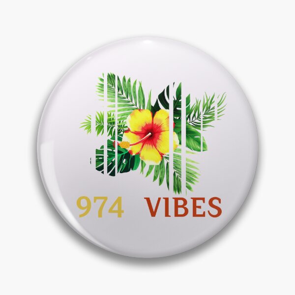 Item preview, Tropical Hibiscus 974 Vibes designed and sold by KONTOUR-SOMIN.