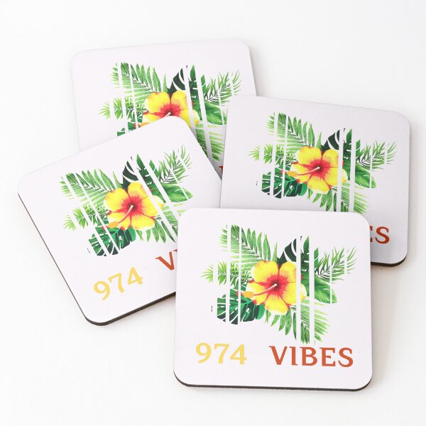 Item preview, Tropical Hibiscus 974 Vibes designed and sold by KONTOUR-SOMIN.