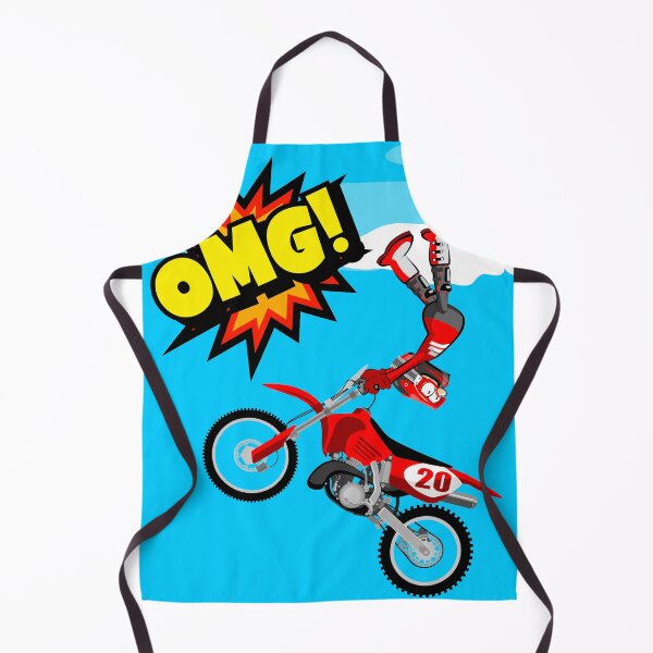 Item preview, BMX boy flying through the air with his motocross designed and sold by DibuHumor.