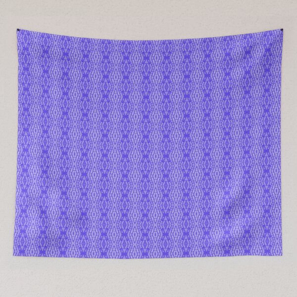Item preview, Brick Diamond Stripes Purple 4b2ef6 designed and sold by Art in My Loft.
