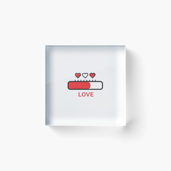 Item preview, Love Progress Bar Icon – Modern Minimalist Heart Level Illustration designed and sold by PixelVibe782.