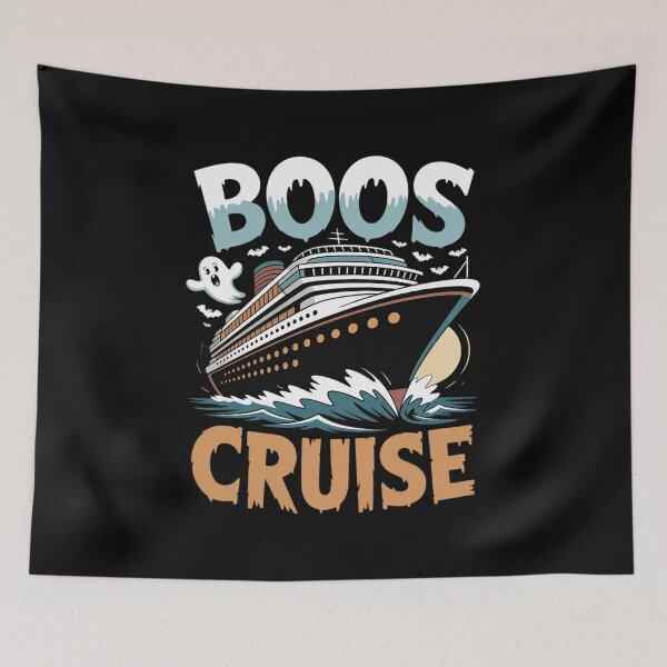 Item preview, Boos Cruise Spooky Halloween Cruise Vacation Cruising designed and sold by KonstanKoraner.