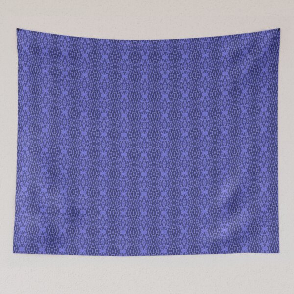 Item preview, Brick Diamond Stripes Dark Violet 7f82ff designed and sold by Art in My Loft.