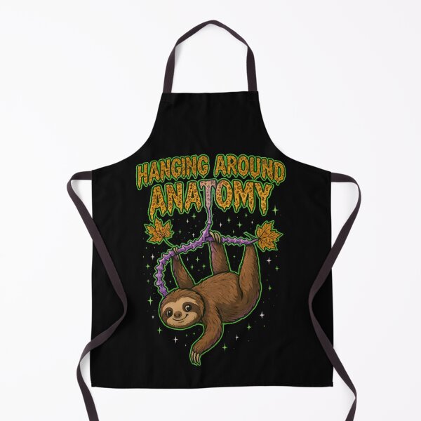 Item preview, Funny Halloween Anatomy Sloth Hanging Around Spine Vine Design designed and sold by ClinicalHubs.