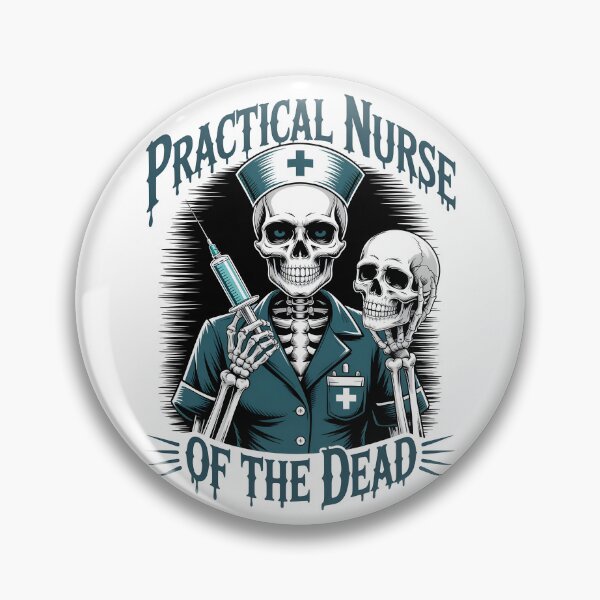 Item preview, Skeleton Practical Nurse of the Dead Halloween Design designed and sold by ClinicalHubs.