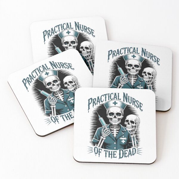 Item preview, Skeleton Practical Nurse of the Dead Halloween Design designed and sold by ClinicalHubs.