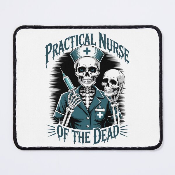 Item preview, Skeleton Practical Nurse of the Dead Halloween Design designed and sold by ClinicalHubs.