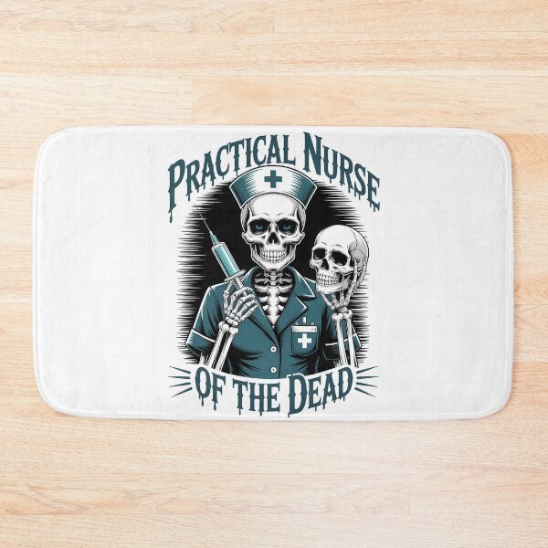 Item preview, Skeleton Practical Nurse of the Dead Halloween Design designed and sold by ClinicalHubs.