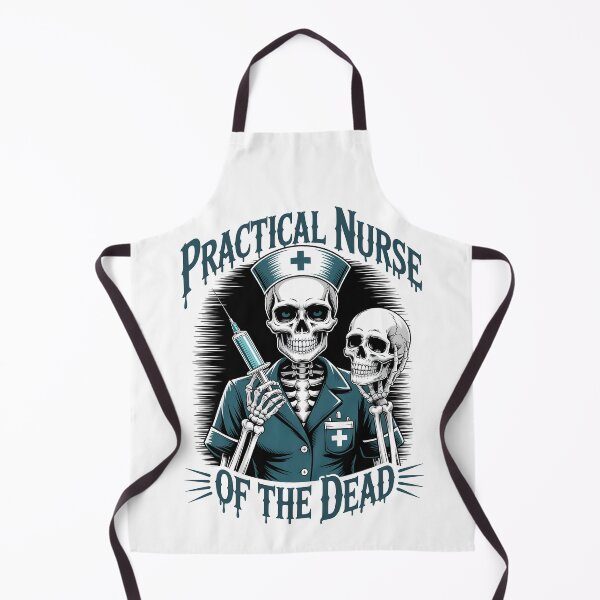 Item preview, Skeleton Practical Nurse of the Dead Halloween Design designed and sold by ClinicalHubs.