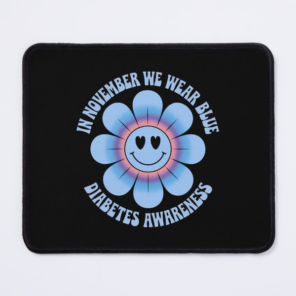 Item preview, Floral T1D Type 1 Diabetes Awareness designed and sold by blueyeeti.