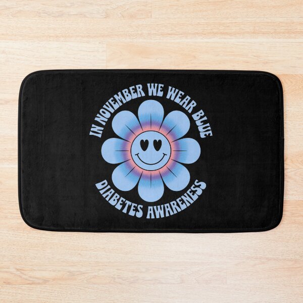 Item preview, Floral T1D Type 1 Diabetes Awareness designed and sold by blueyeeti.