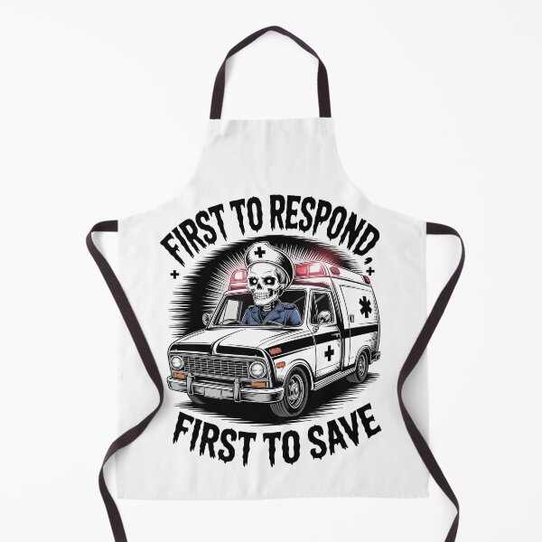 Item preview, Skeleton EMT First to Respond Halloween Design designed and sold by ClinicalHubs.