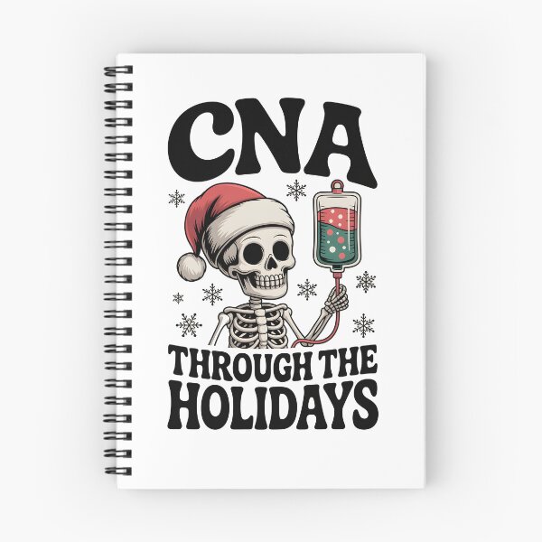 Item preview, CNA Through The Holidays Certified Nursing Assistant Christmas designed and sold by ClinicalHubs.