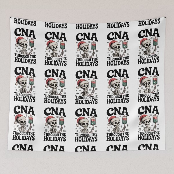 Item preview, CNA Through The Holidays Certified Nursing Assistant Christmas designed and sold by ClinicalHubs.